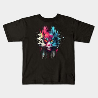 A Mystical Cat Named Warfelom Kids T-Shirt